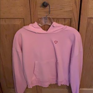 Topshop pink hoodie